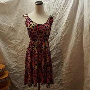 Disney sun dress with Hidden Mickey design. Lg